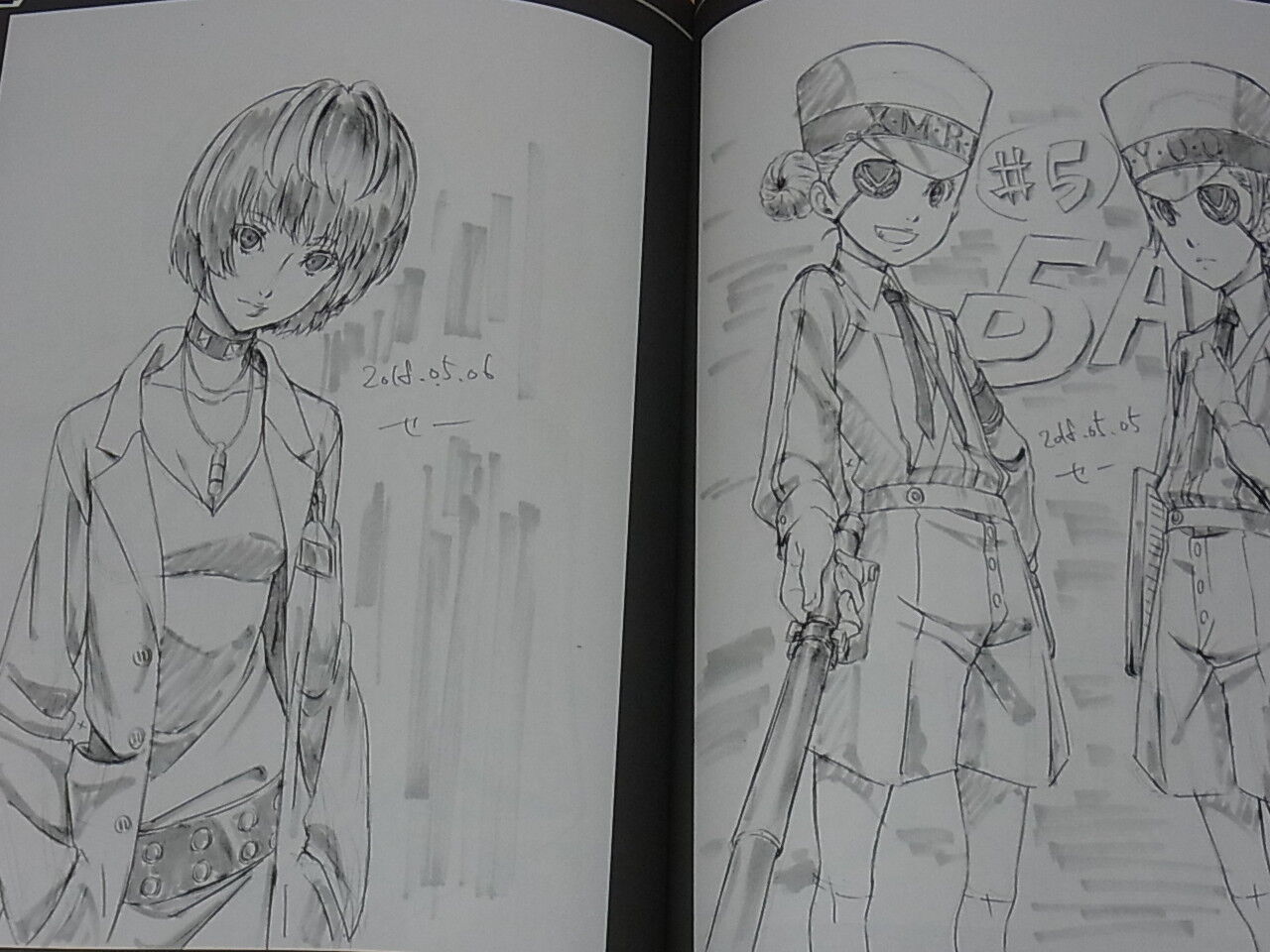 Persona5 Animation Staff Fan Art Doujinshi Book Rakugaki8 88page C95 