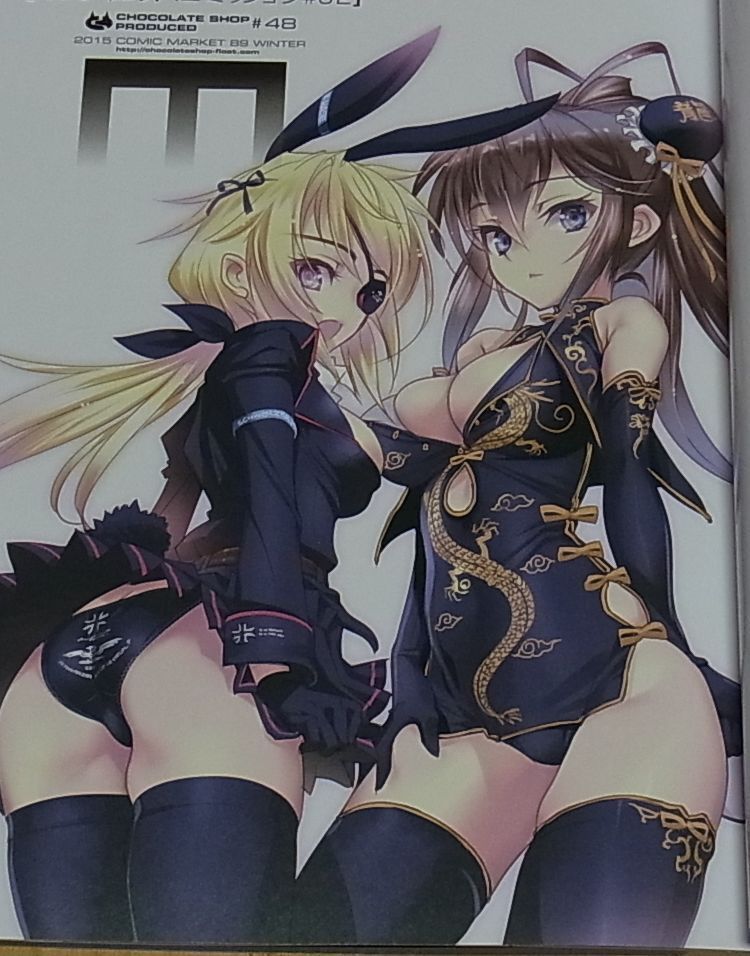 Chocolate Shop Infinite Stratos visual rough art book Infninite Emission02 Choco 
