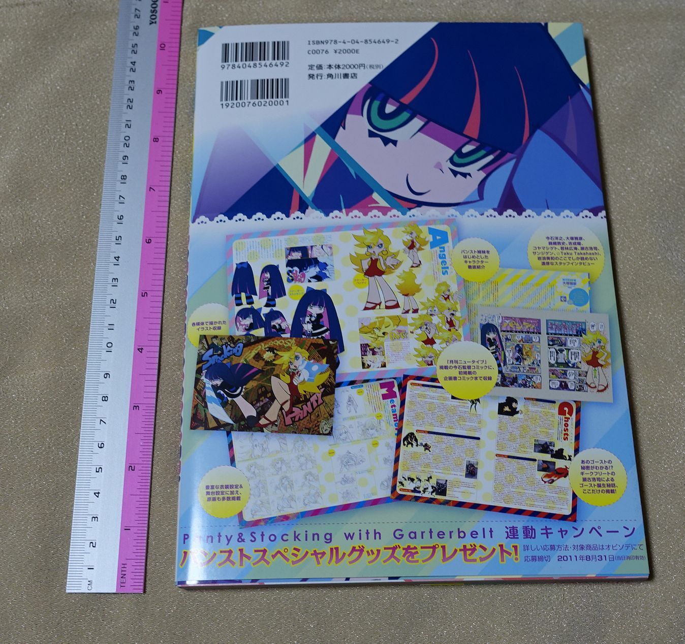 Panty and Stocking Design Data Illustration Art Book DATENCITY PAPARAZZI & 