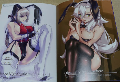 Nenchi Fate FGO Competition Swimsuit & Bunny Girls Color Fan Art Book Set 