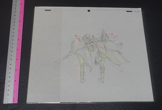 Cel & Raw Key Frame Art The Slayers Rina & Naga B20 Japanese Animation 