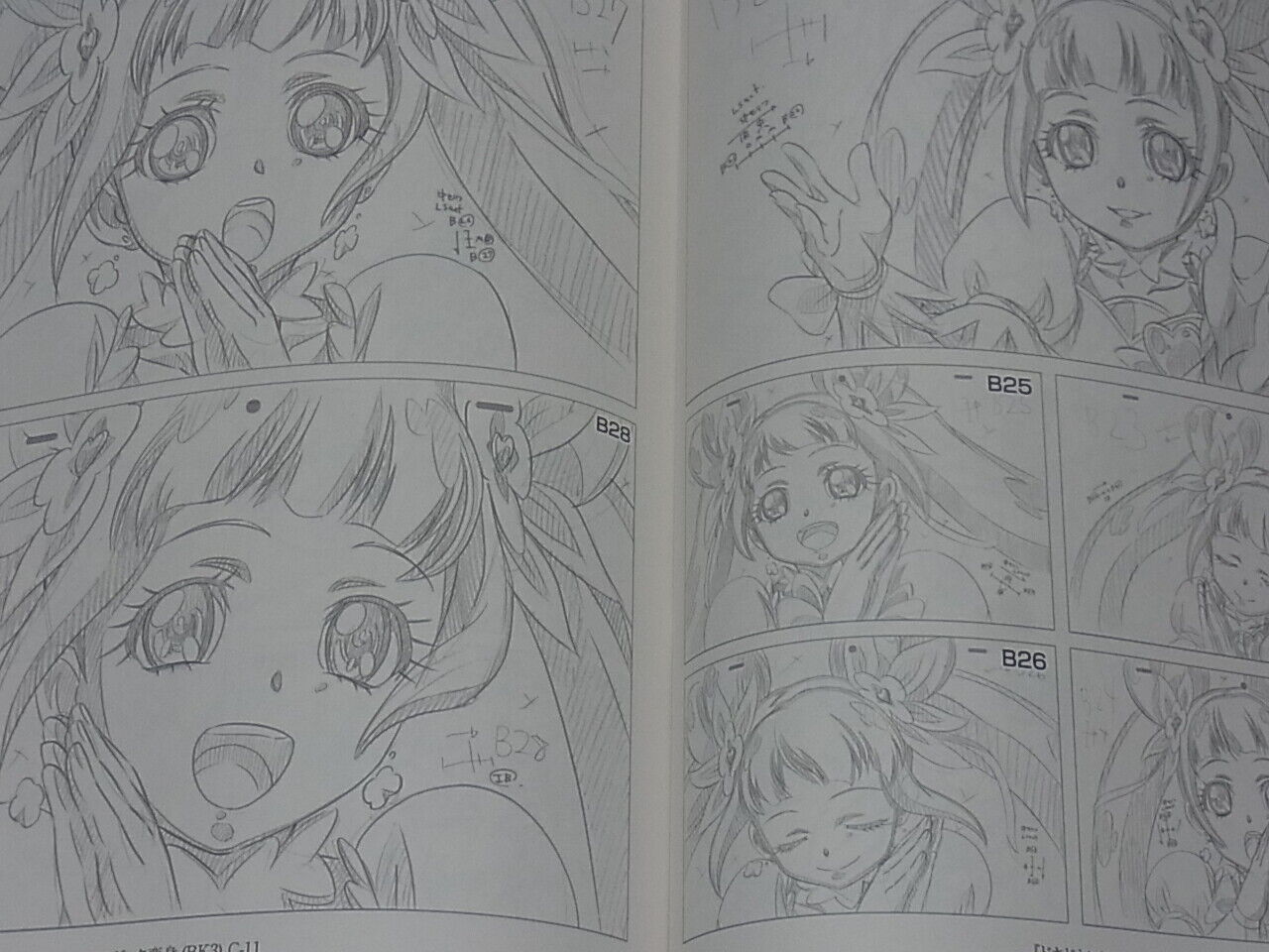 Itaoka Doki Doki & Smile PRECURE KEY FRAME ART Collection Gasyuu 2014 170page 
