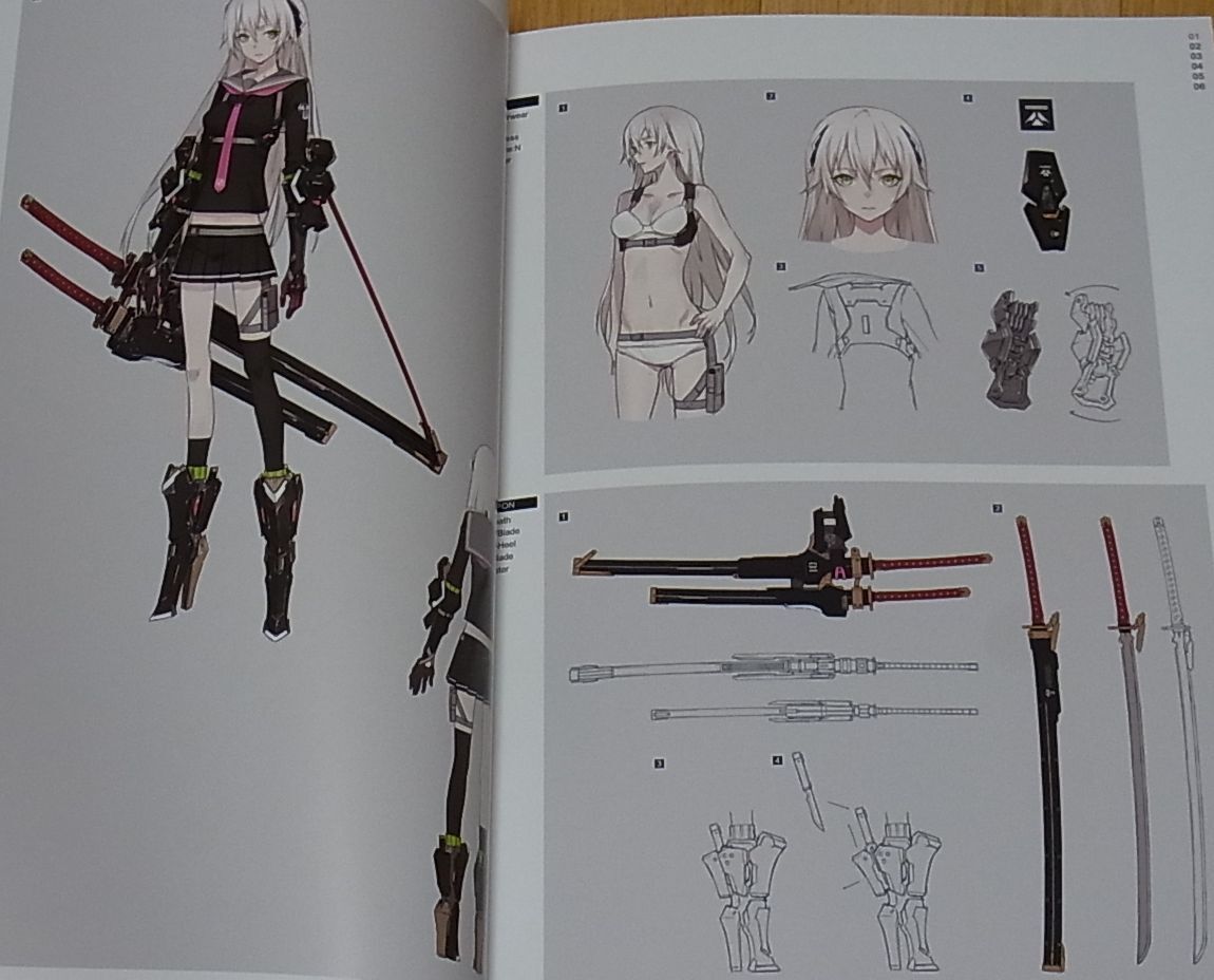 neko Original Art Book Heavy Armed High School Girls H.A.H.G.S 01 