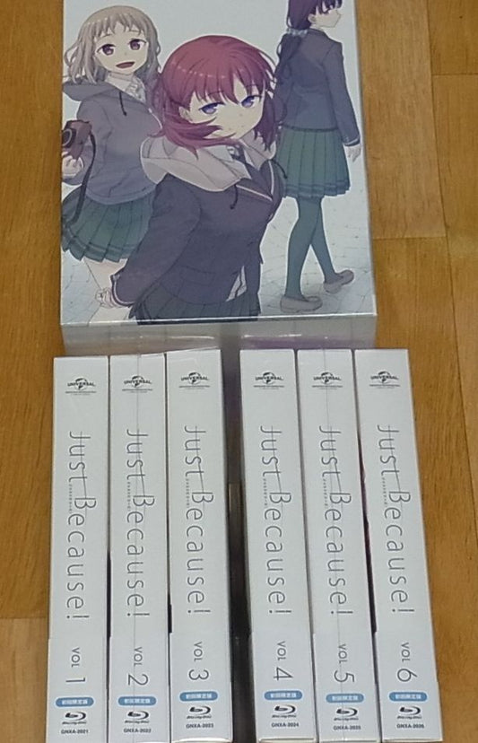 Animation Just Because! Blu-ray 1-6 Complete Set & Storage Box 