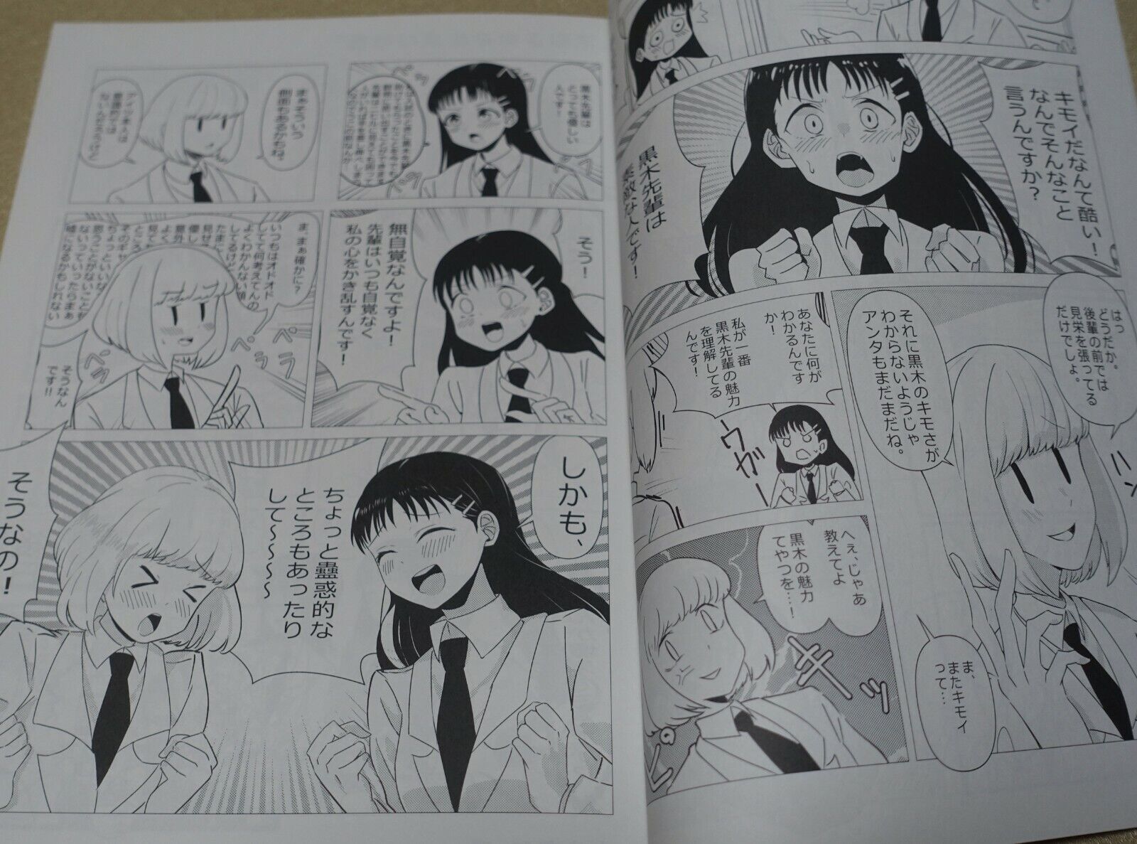 Syokumotsu Rensa Watamote Motoko & Shizuku Fan Doujinshi Comic Drop in Love 