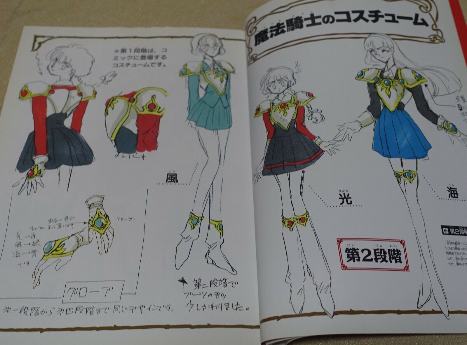 Magic Knight Rayearth Animation Setting Art Collection Book 