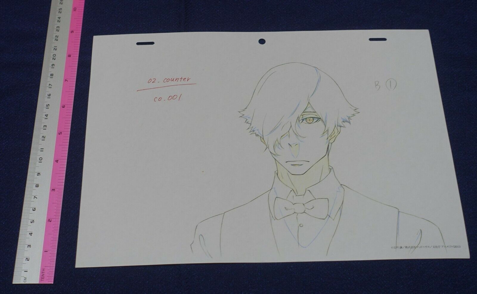 Animation DEATH BILLIARDS Print Key Frame Art Sheet Death Parade 