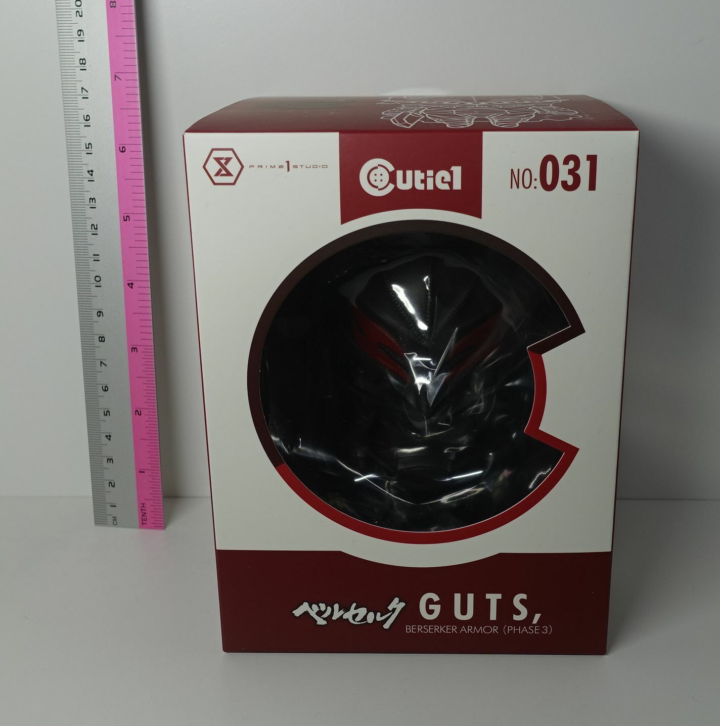 prime1 studio Cutie1 NO.031 BERSERK GUTS BERSERKER ARMOR PHASE3 Figure Statue 