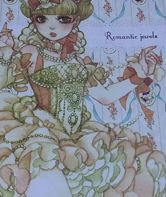 Sakizou Color Illustration Art Book Romantic jewels Sakizo 
