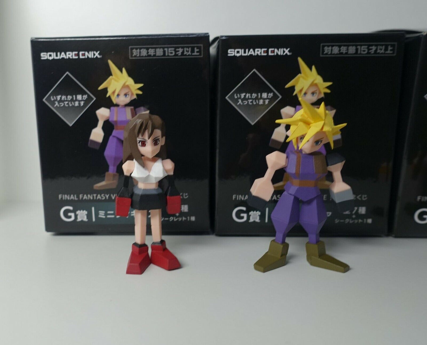 Final Fantasy Remake Lottery Figure Set Cloud Tifa Aerith 