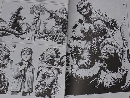SHINJI NISHIKAWA GODZILLA Illustration Art Book CONVENTION SKETCH BOOK in USA 