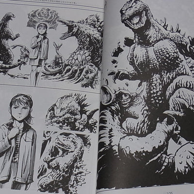 SHINJI NISHIKAWA GODZILLA Illustration Art Book CONVENTION SKETCH BOOK in USA 