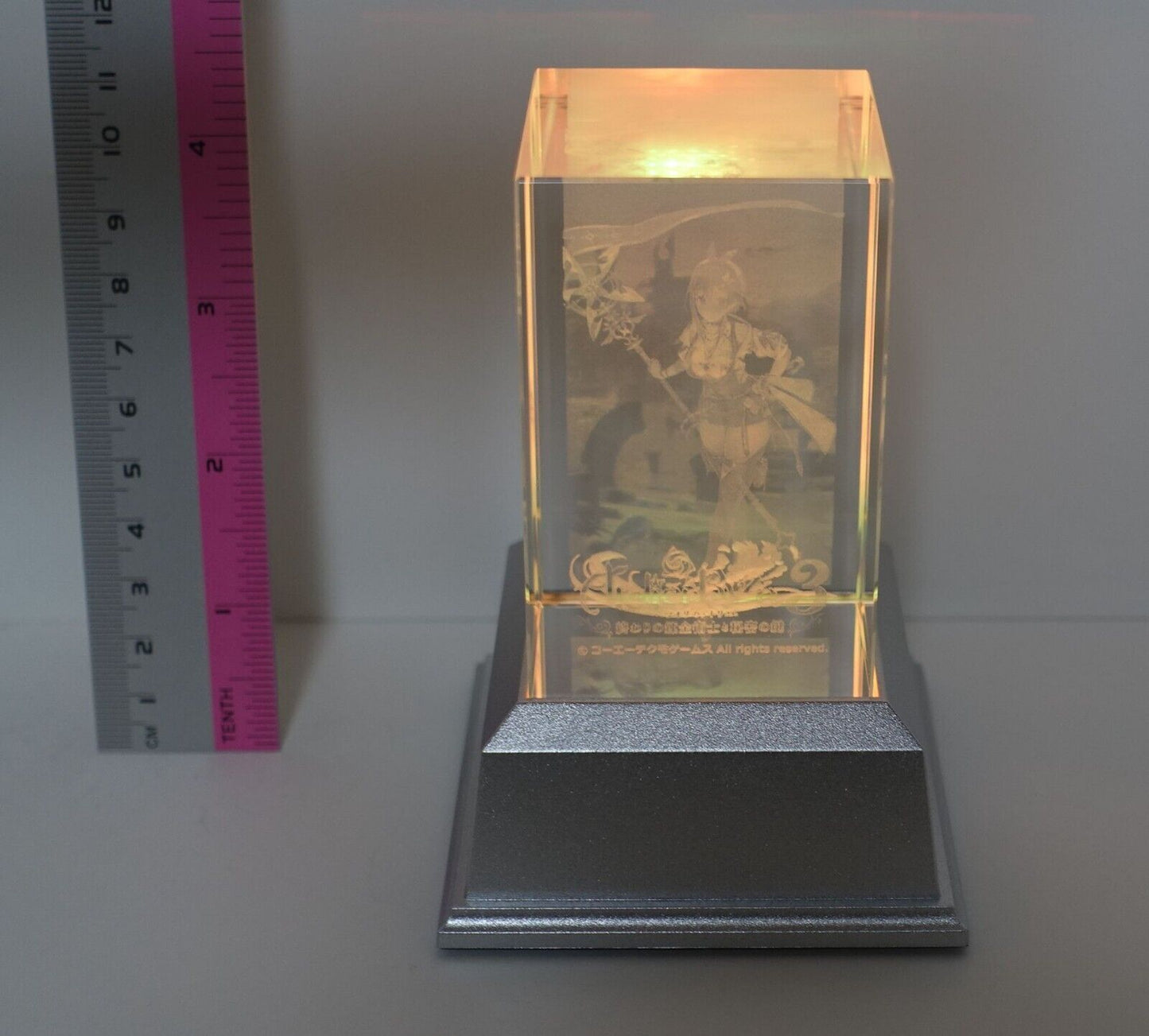 Atelier Ryza 3 Alchemist of the End & the Secret Key 3D Crystal & LED Pedestal 