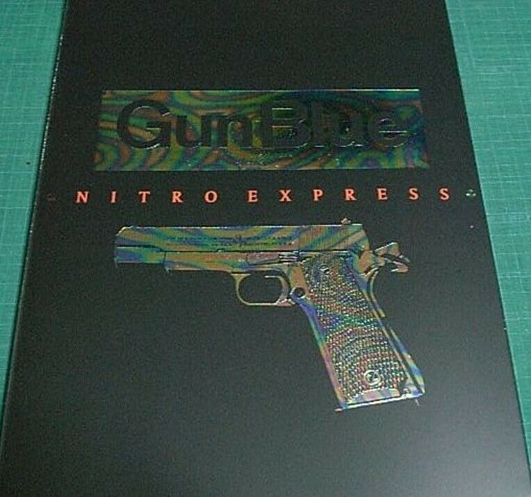 Tsukasa Jun Bullet Illustration Art Book Gun Blue NITRO EXPRESS 