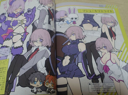WADA ARCO Fate FGO FAN Color Art Book Fate GO MEMO with PVC Art Sheet C91 