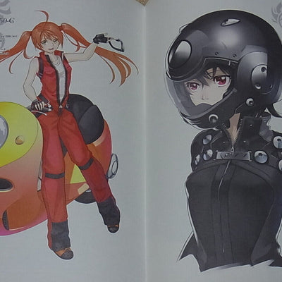 Kurogin Original Mechanic & Gilrs Color Art Book Darkmatter 3rd 