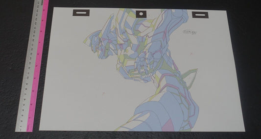SSSS.DYNAZENON GRIDMAN Reproduction Key Frame Art Sheet Grid Knight B 