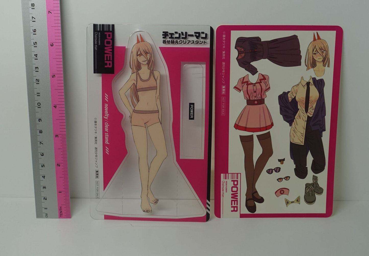 Chainsaw Man PVC Stand & Dress-up Seal Sticker Power 