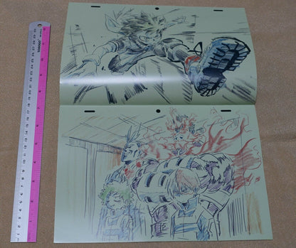 Yoshihiko Umakoshi Key Frame Art Book vol.2 Set & Art Board My Hero Academia etc 