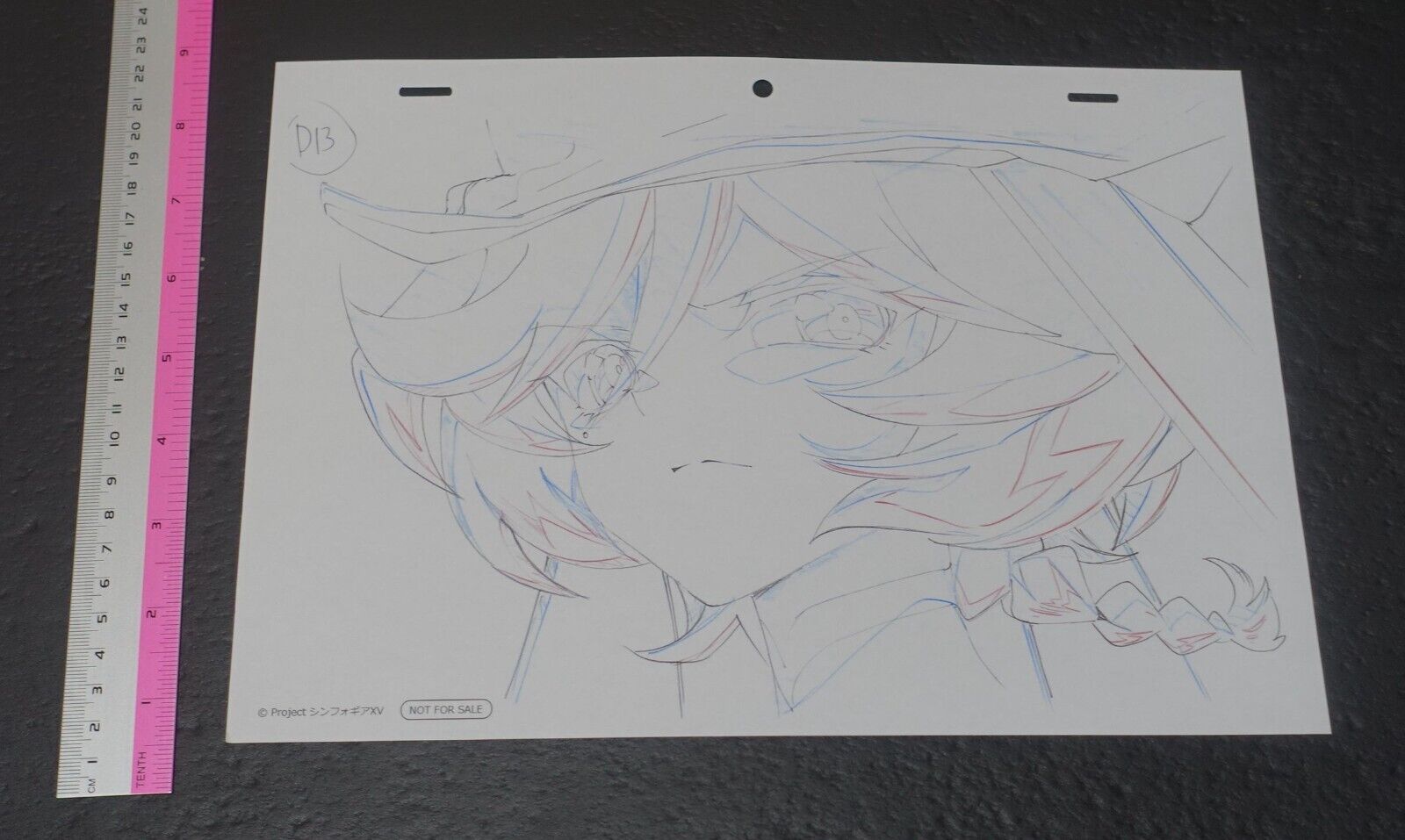 SYMPHOGEAR XV Reproduction Key Frame Art Sheet I 
