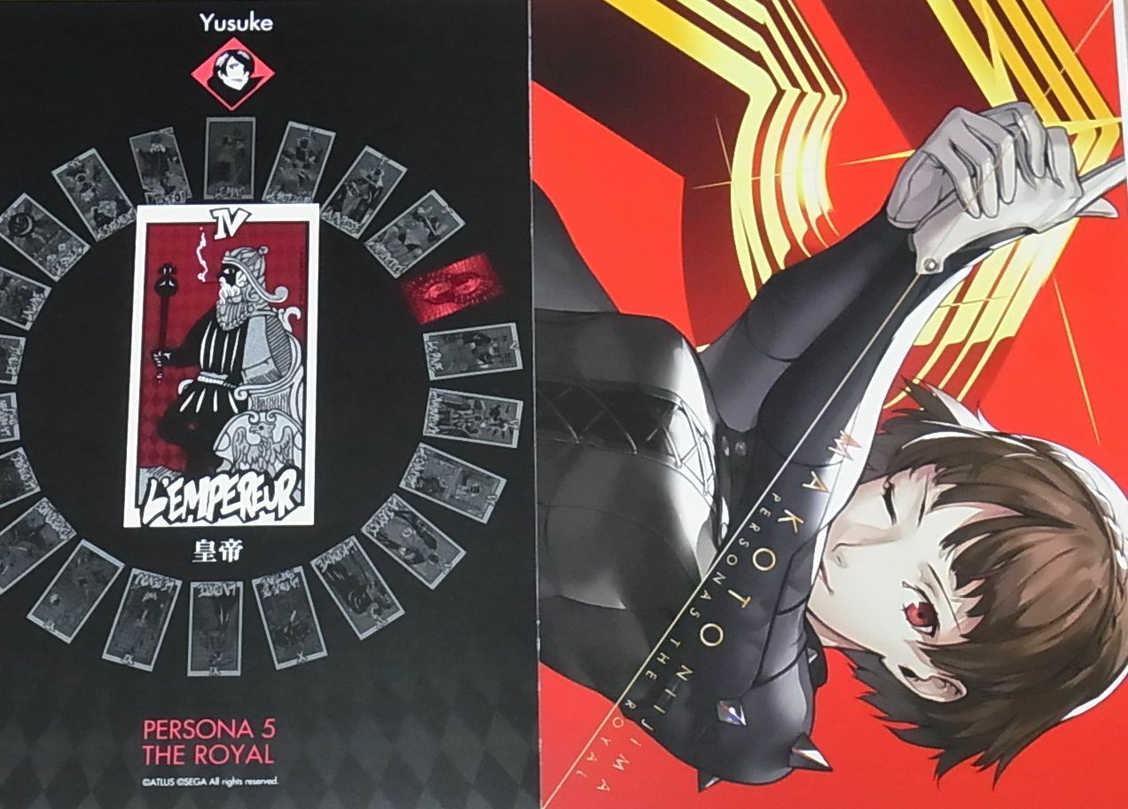 Persona5 The Royal Visual Art Card Book 10 pieces Book Style cards P5 Persona 5 