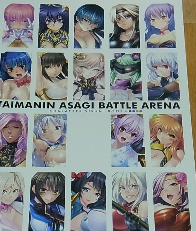 TAIMANIN ASAGI BATTLE ARENA CHARACTER VISUAL BOOK 4 NINJA GIRL 