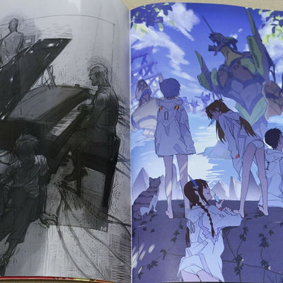 Evangelion Eva extra Staff Art & Prequel Episode of Q Comic with Mini Poster 