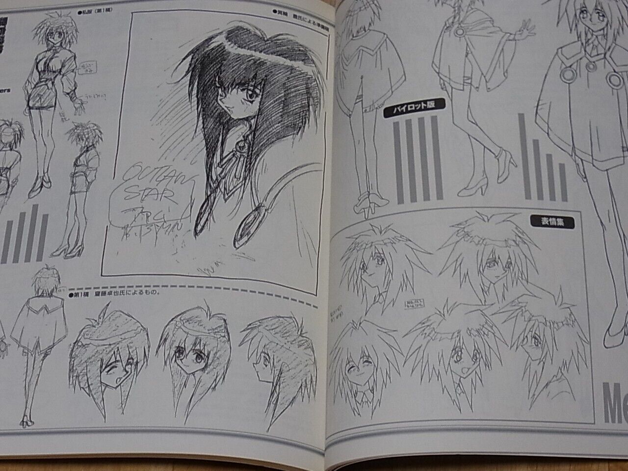Outlaw Star Animation Setting Art Collection Book 114page 