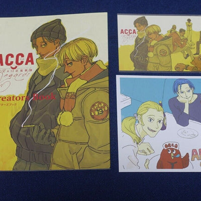 Animation ACCA 13-Territory Inspection Dept. Creators Art Book & Art Card 