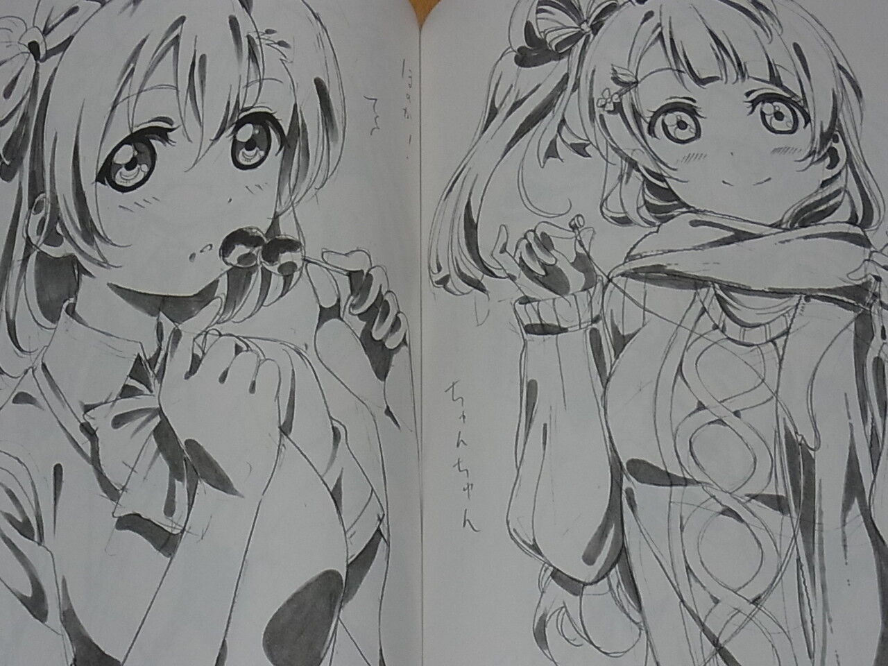 Yuuhei Murota LoveLive! Character Designer's Illustration Rough Sketch2 