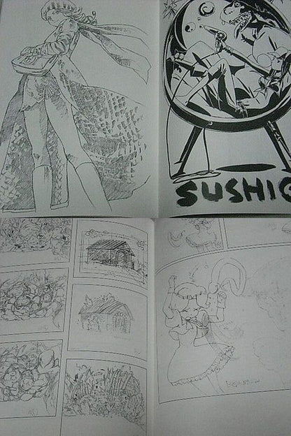 Sushio Animation Rough Art Book Sushio Genngasyuu Jyunbi gou RARE 