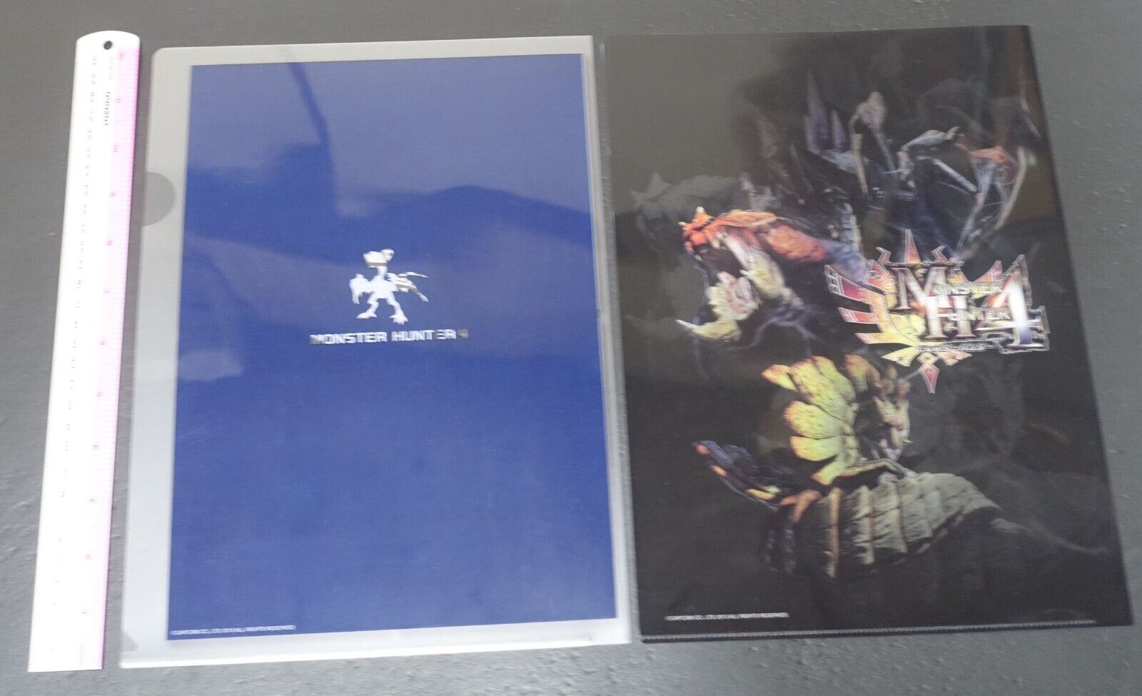 Monster Hunter 4 PVC Art Sheet Clear File Set 