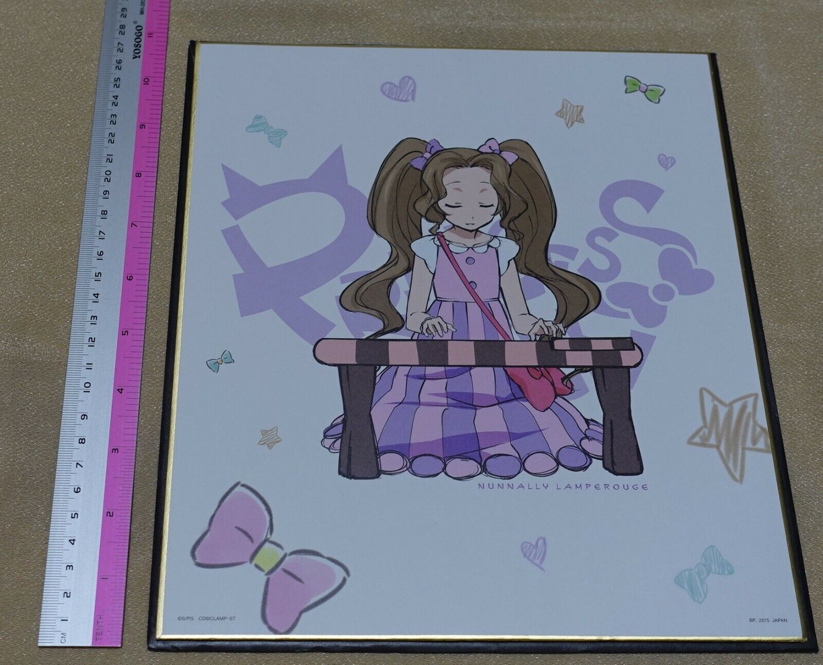 Code Geass Code Black Shikishi Art Board 27x24cm Nunnally 