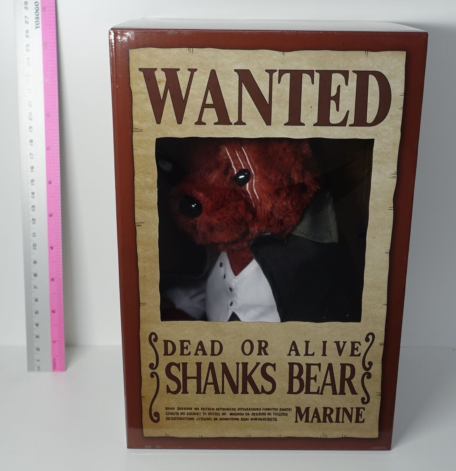 ONE PIECE FILM RED Plushie SHANKS BEAR Plush Doll 