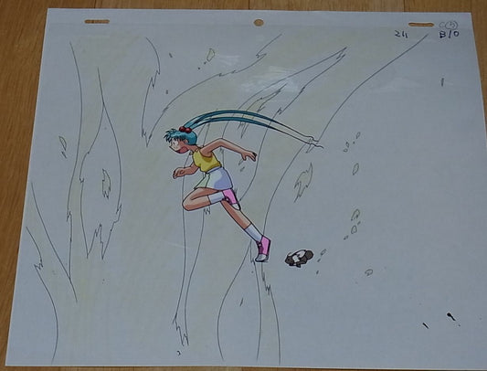 Cel Japanimation Tenchi Muyo Sasami Cel Japanese Animation 