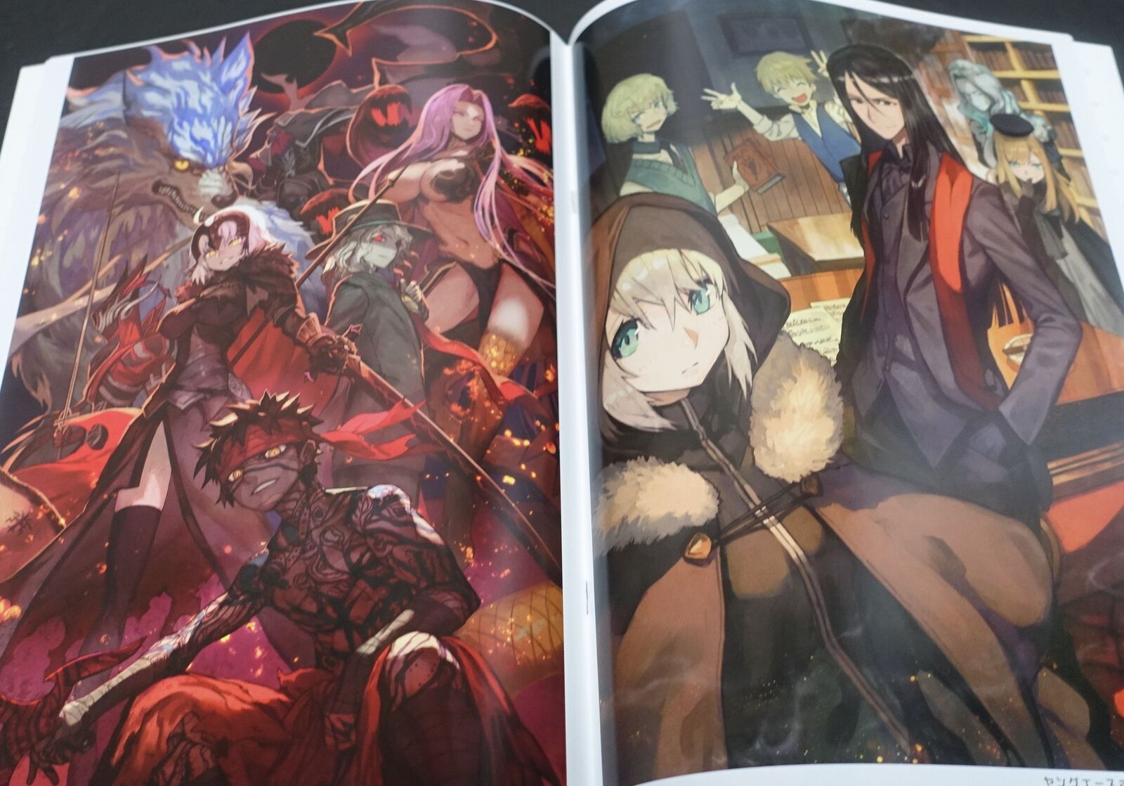 lack Fate Grand Order Color Fan Art Book Flagments Order 2 & Event Book Set 