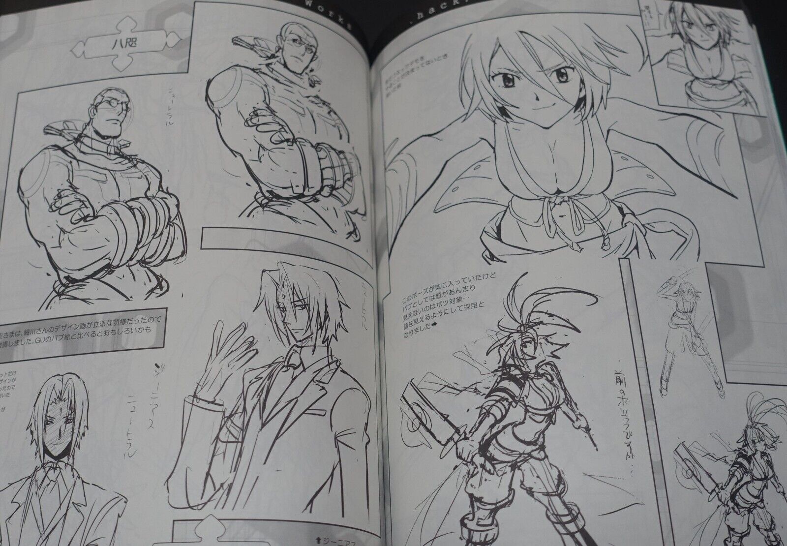 Kikuya Megane Megalipon .hack Link Draft Art Work Book Hack Link no MOTO 142page 