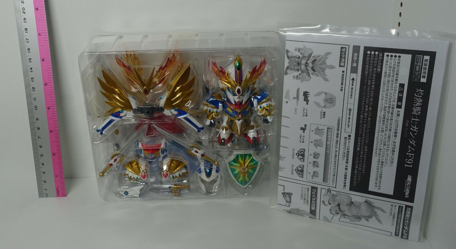 SDX Burning Knight Gundam F91 Figure Statue 