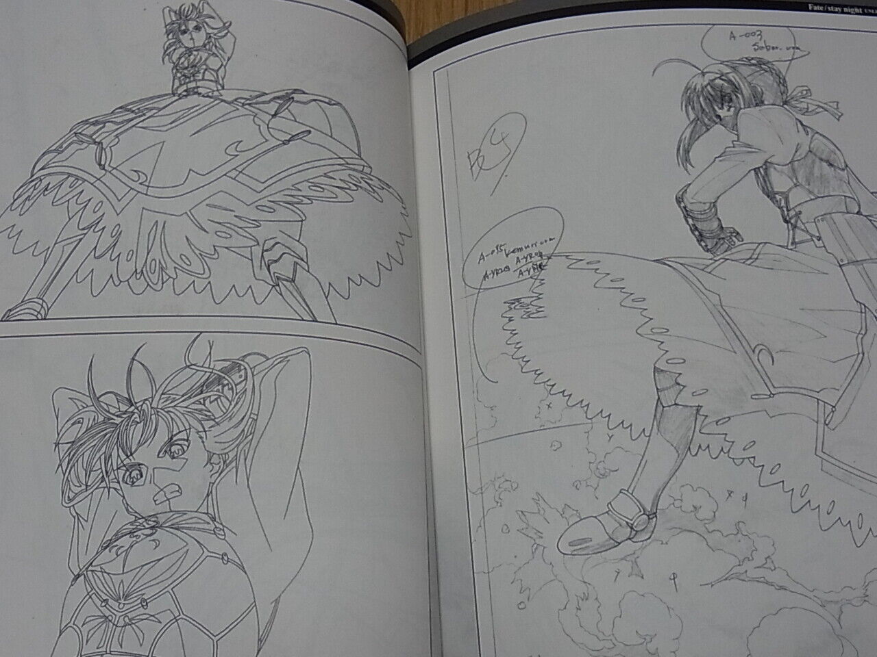 Movie Fate stay night UNLIMITED BLADE WORKS Key Frame & Visual Art Book Set 