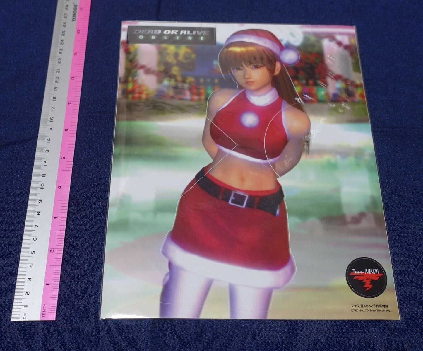Dead or Alive Sticker Sheet Kasumi Santa Costume 