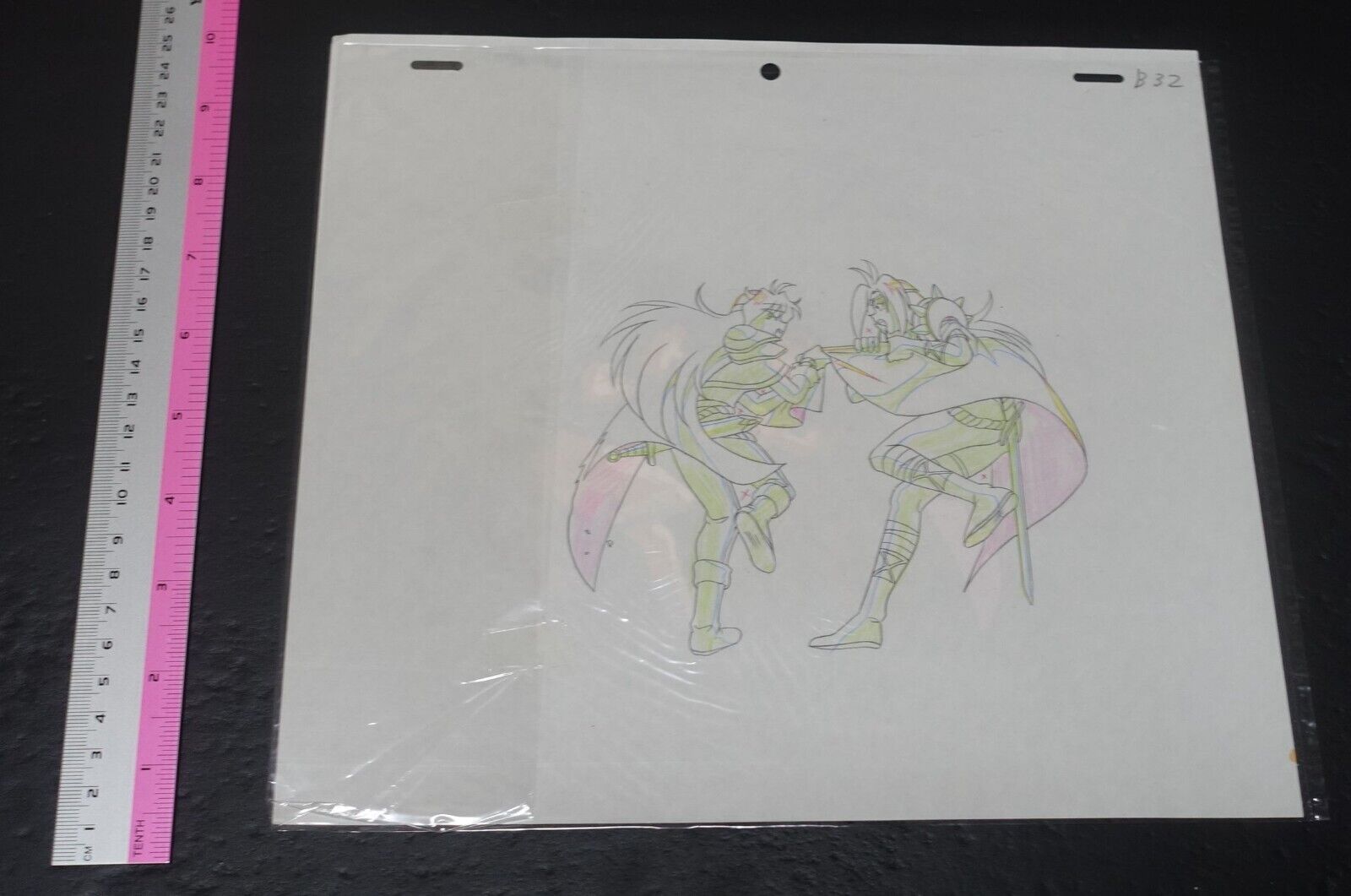 Cel & Raw Key Frame Art The Slayers Rina & Naga B32 Japanese Animation 