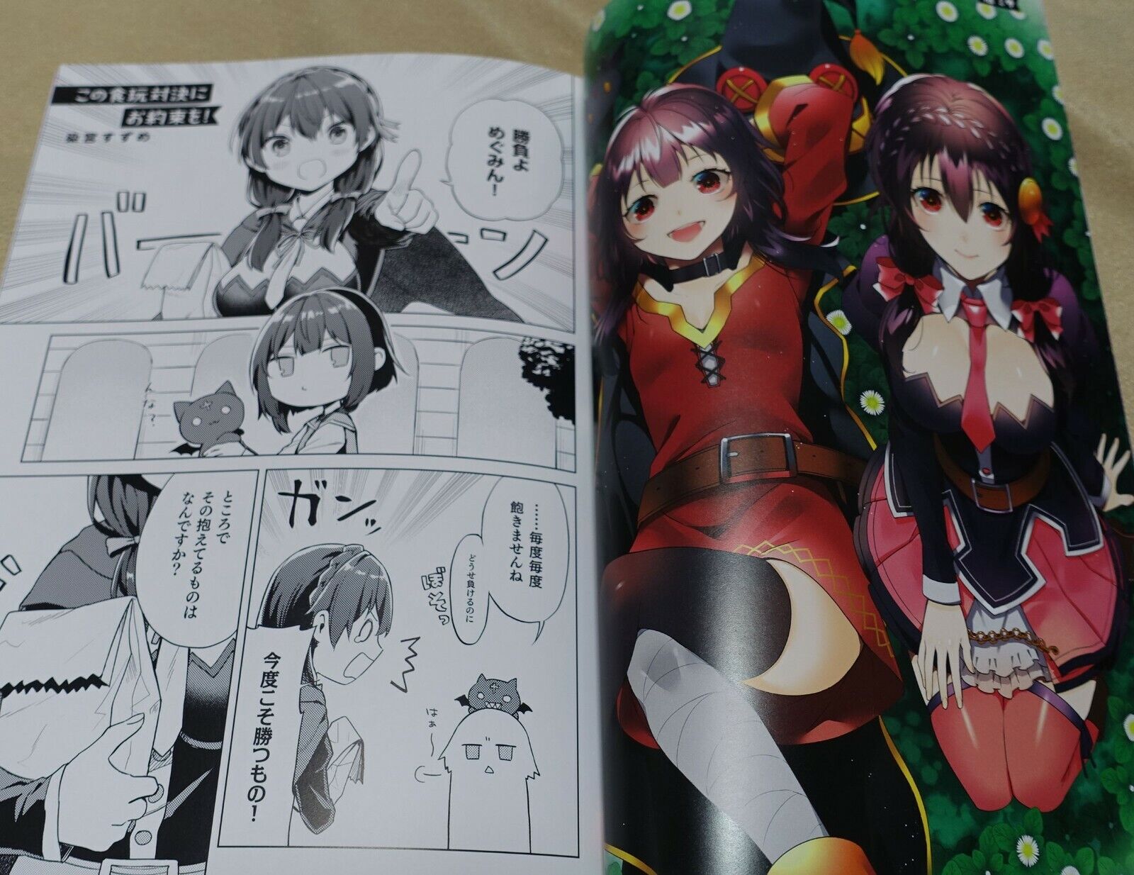 Konosuba Megumin Official Color Fan Art & Comic Book Kono Subarashii Sekai ni 