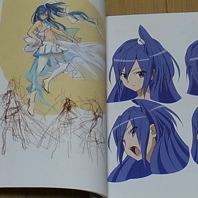 Animation Symphogear Official Design Works Art Book 192page 