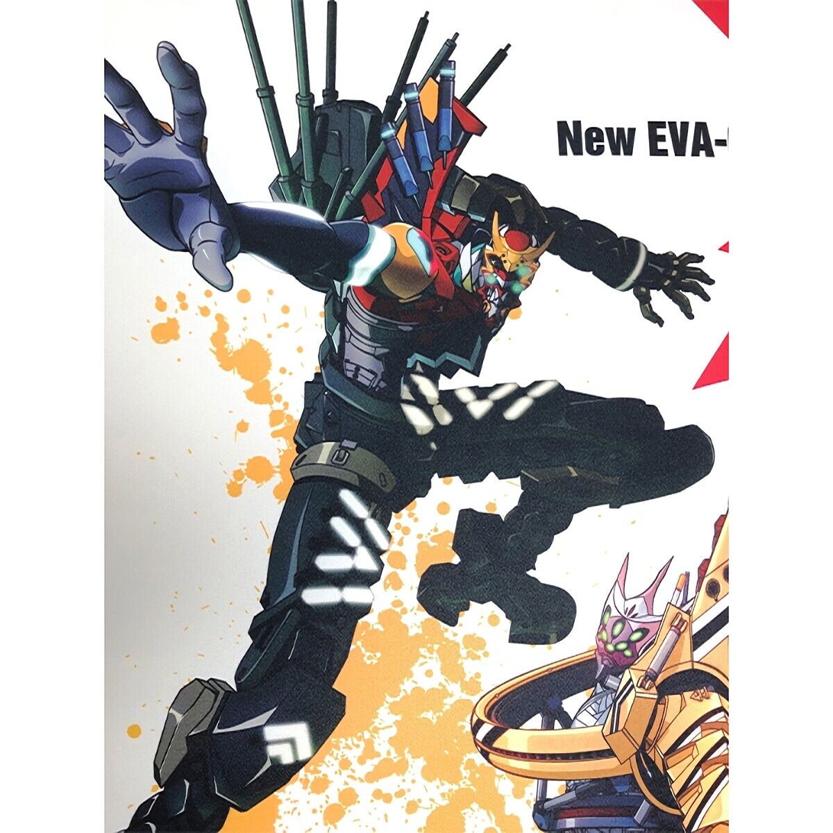 Evangelion 3.0 + 1.0 B2 Size Tapestry Wall Scroll New Unit-02 & Unit-08 
