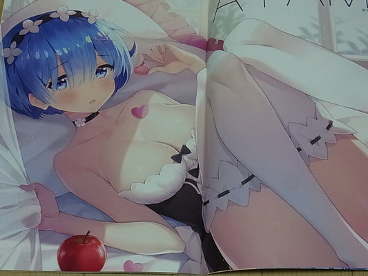 AYAMY x GAOU x YASUYUKI Re ZERO Rem Color Fan Art Book REM x3 