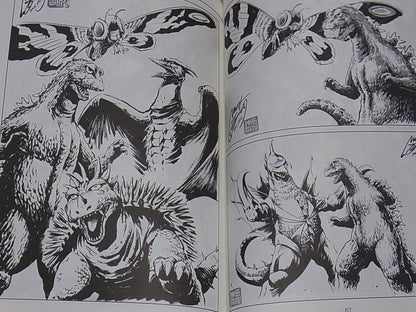 SHINJI NISHIKAWA GODZILLA Illustration Art Book CONVENTION SKETCH BOOK in USA 