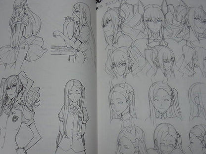 Honjou Raita Absolute Girl Absolute Whiteness Magical Girl Design Rough Art Book 