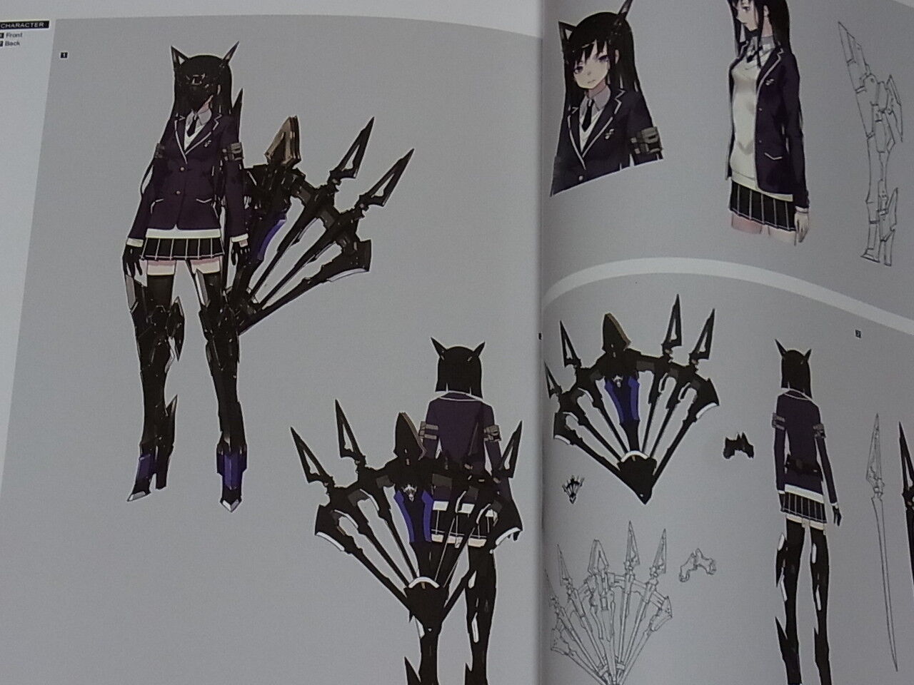 neko Original Art Book Heavy Armed High School Girls H.A.H.G.S 01 