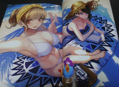 OCEANS55 KOH MINAGI Gun Action Comic & Illustration Book Killer Job 2 