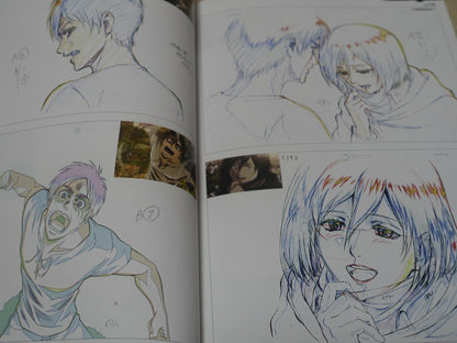 Attack on Titan Season 2 Key Frame Art Work Book with Kyouji Asano Signature 